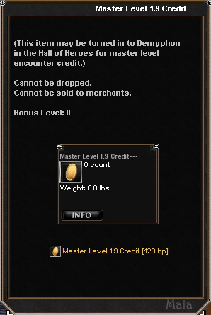 Picture for Master Level 1.9 Credit
