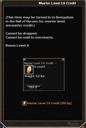 Picture for Master Level 3.6 Credit
