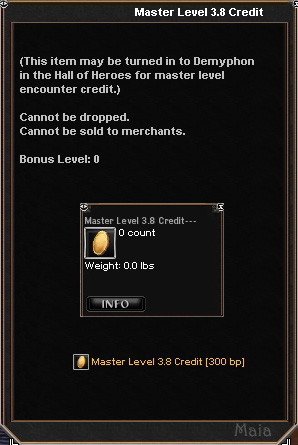 Picture for Master Level 3.8 Credit