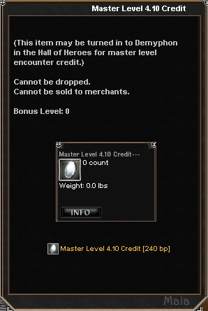 Picture for Master Level 4.10 Credit