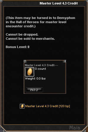 Picture for Master Level 4.3 Credit