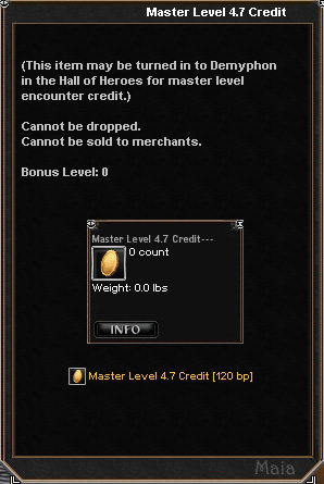 Picture for Master Level 4.7 Credit