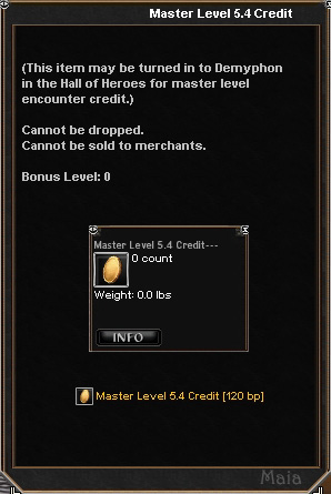 Picture for Master Level 5.4 Credit