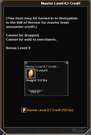 Picture for Master Level 8.7 Credit