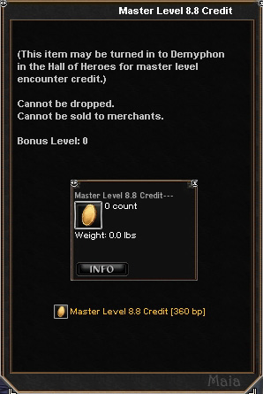Picture for Master Level 8.8 Credit