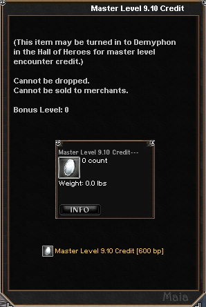 Picture for Master Level 9.10 Credit