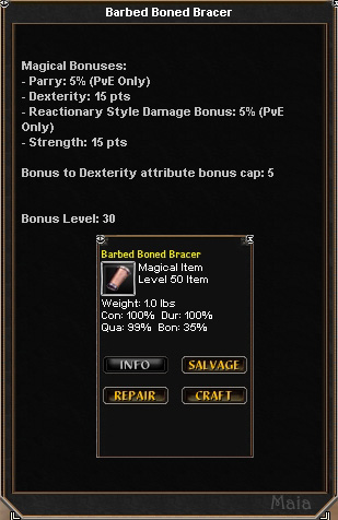Picture for Barbed Boned Bracer