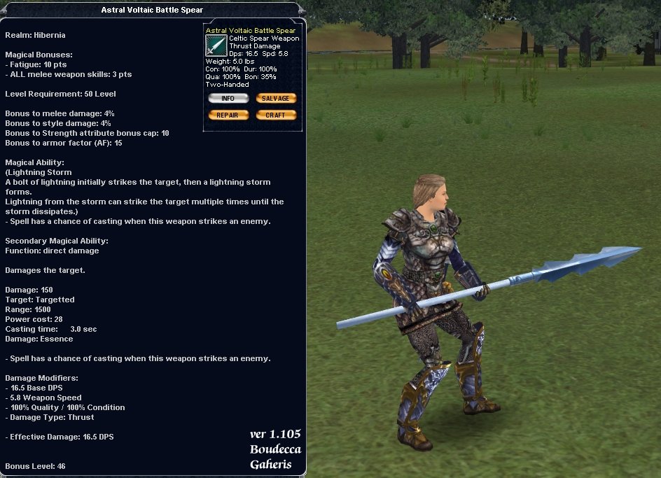 Picture for Astral Voltaic Battle Spear (Hib)