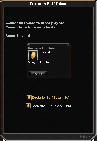 Picture for Dexterity Buff Token