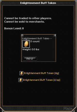 Picture for Enlightenment Buff Token