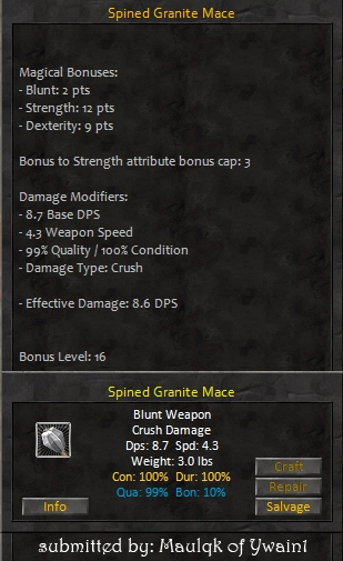 Picture for Spined Granite Mace