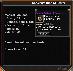 Picture for Cenalon's Ring of Power