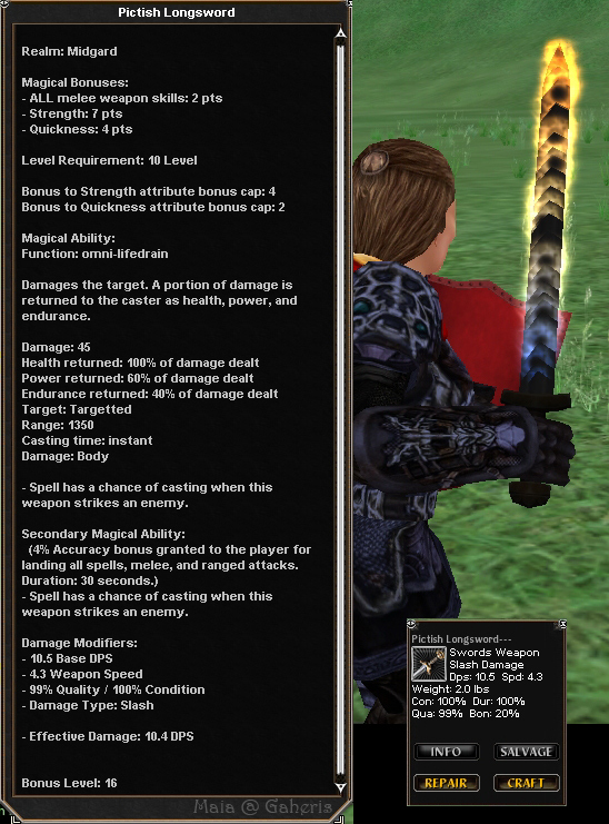 Picture for Pictish Longsword (Mid - 10.5 DPS)