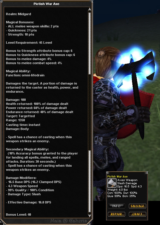 Picture for Pictish War Axe (Mid - 16.5 DPS) 