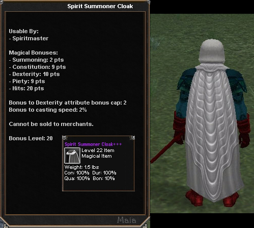 Spirit Summoner Cloak :: Items :: Dark Age of Camelot :: ZAM