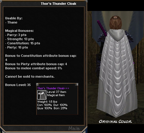 Thor's Thunder Cloak :: Items :: Dark Age of Camelot :: ZAM