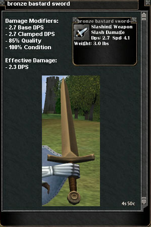 Picture for Bronze Bastard Sword