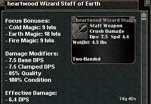 Picture for Heartwood Wizard Staff of Earth