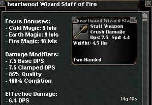 Picture for Heartwood Wizard Staff of Fire
