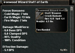 Picture for Ironwood Wizard Staff of Earth