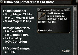 Picture for Runewood Sorcerer Staff of Body