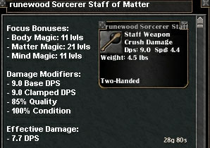 Picture for Runewood Sorcerer Staff of Matter