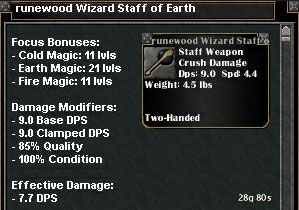 Picture for Runewood Wizard Staff of Earth