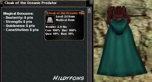 Cloak of the Oceanic Predator :: Items :: Dark Age of Camelot :: ZAM