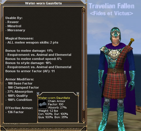 Picture for Water-worn Gauntlets (Alb) (chain)