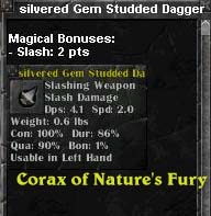 Picture for Silvered Gem Studded Dagger