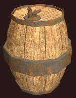 Upright Oak Keg