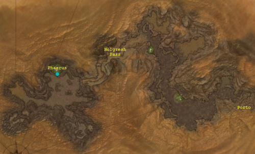 Map of the Withered Lands with quest markers (click to enlarge)