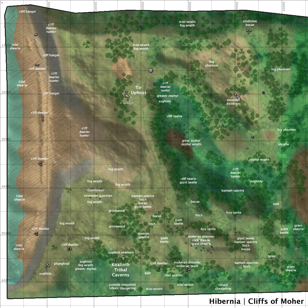 GateCentral: DAoC: Zones Hibernia