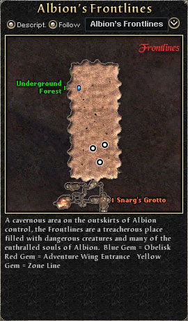Location of Crazed Tale-Spinner (Alb)