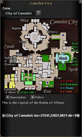Location of Alchemist Lendand