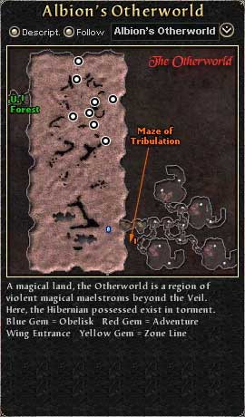 Location of Outcast Strong Fist Lurker (Alb)