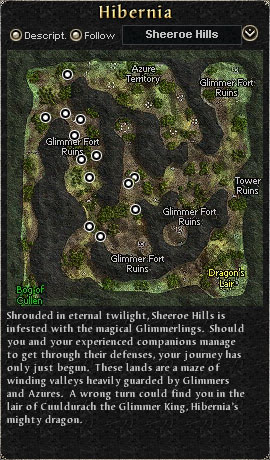 Location of Glimmer Ward