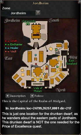 Location of Drunken Dwarf (roaming)