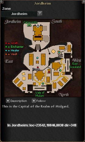 Location of Royal Guard (Mid)