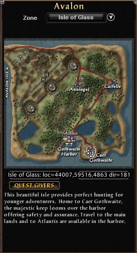 Location of Mistress Gwenda